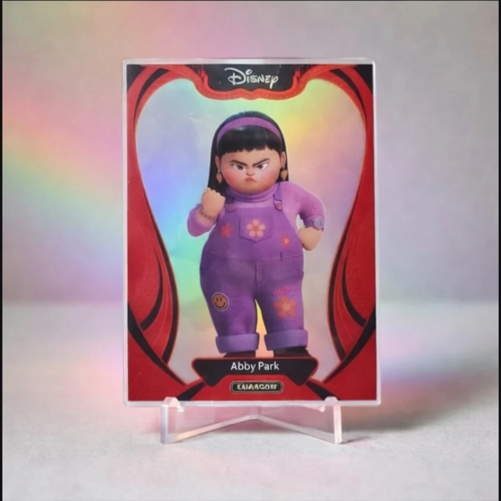 Rare Abby Park 12/75 Kakawow Phantom Disney 2025 Red Parallel Prism Turning Red